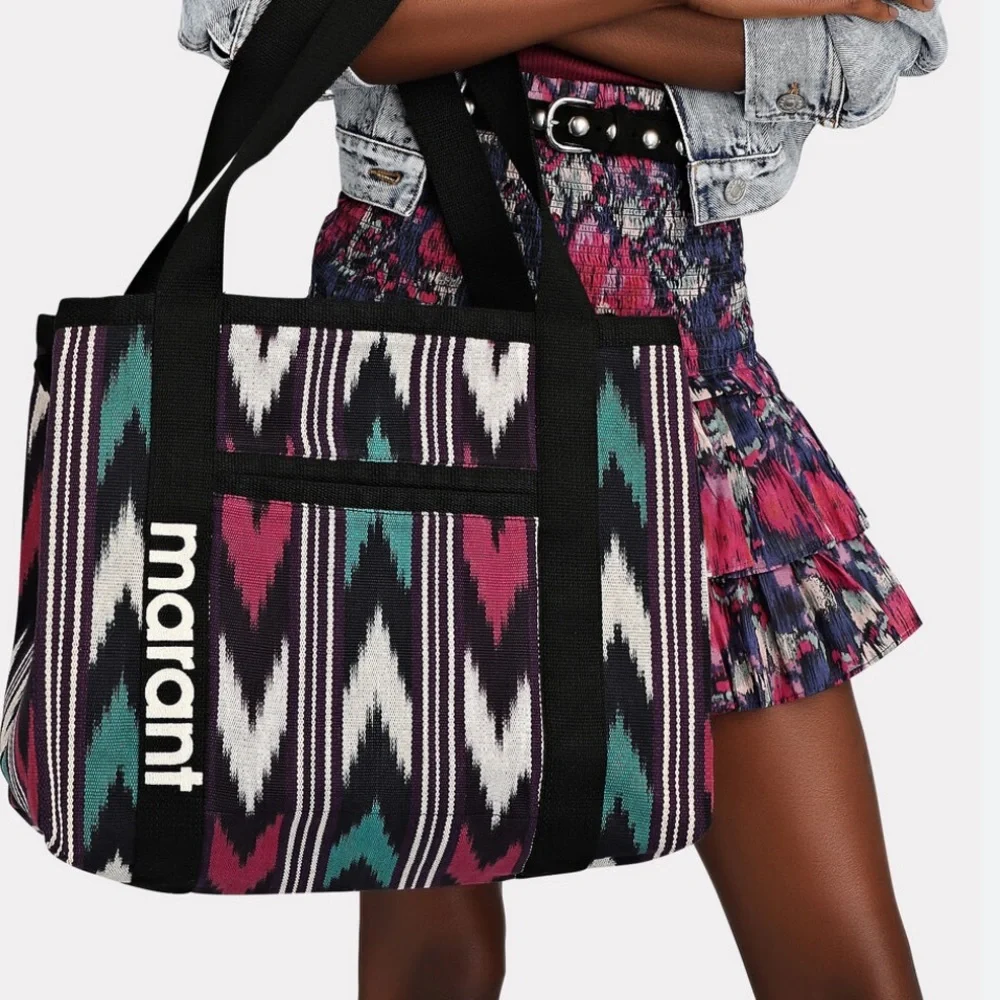 Isabel Marant Ikat Print Darwan Bag - Picture 5 of 13